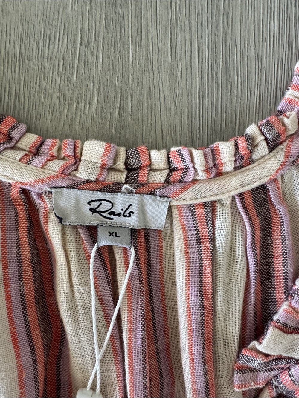 Rails Pink and Cream Striped Maxi Dress - Picture 5 of 9